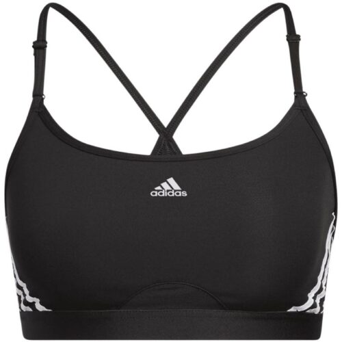 adidas Aeroreact Training Light-Support 3-Stripes Bra W HC7862